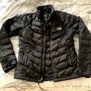 The north face black puff jacket